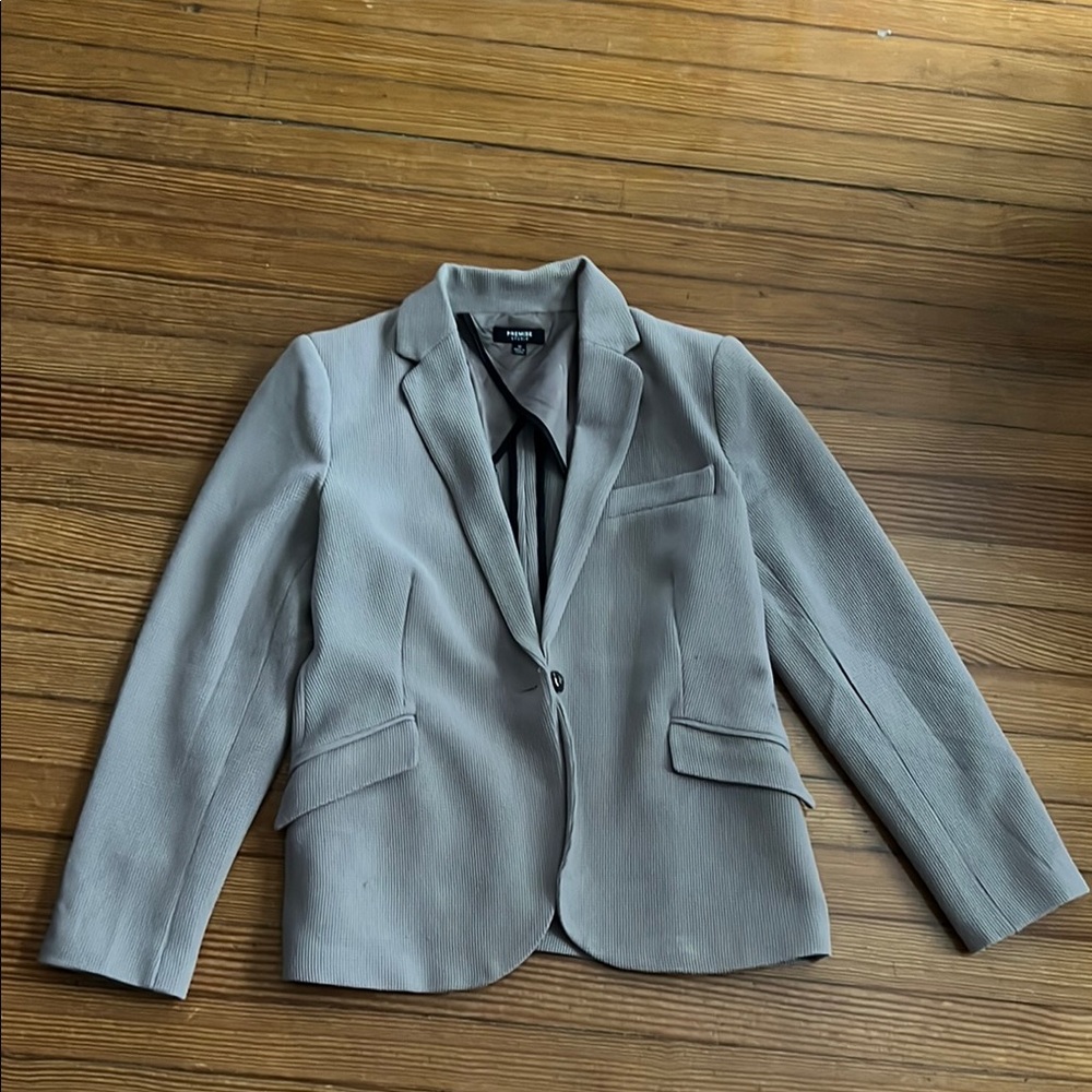 Beige Blazer Jacket